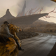 The aforementioned chocobro and volcano.
